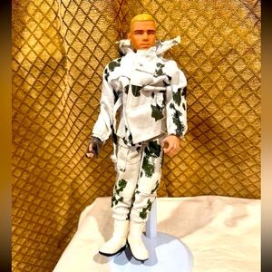 Rare-21st Century Toys Ultimate Soldier 1/6 Scale 12" Figure WWII - Arctic Camo